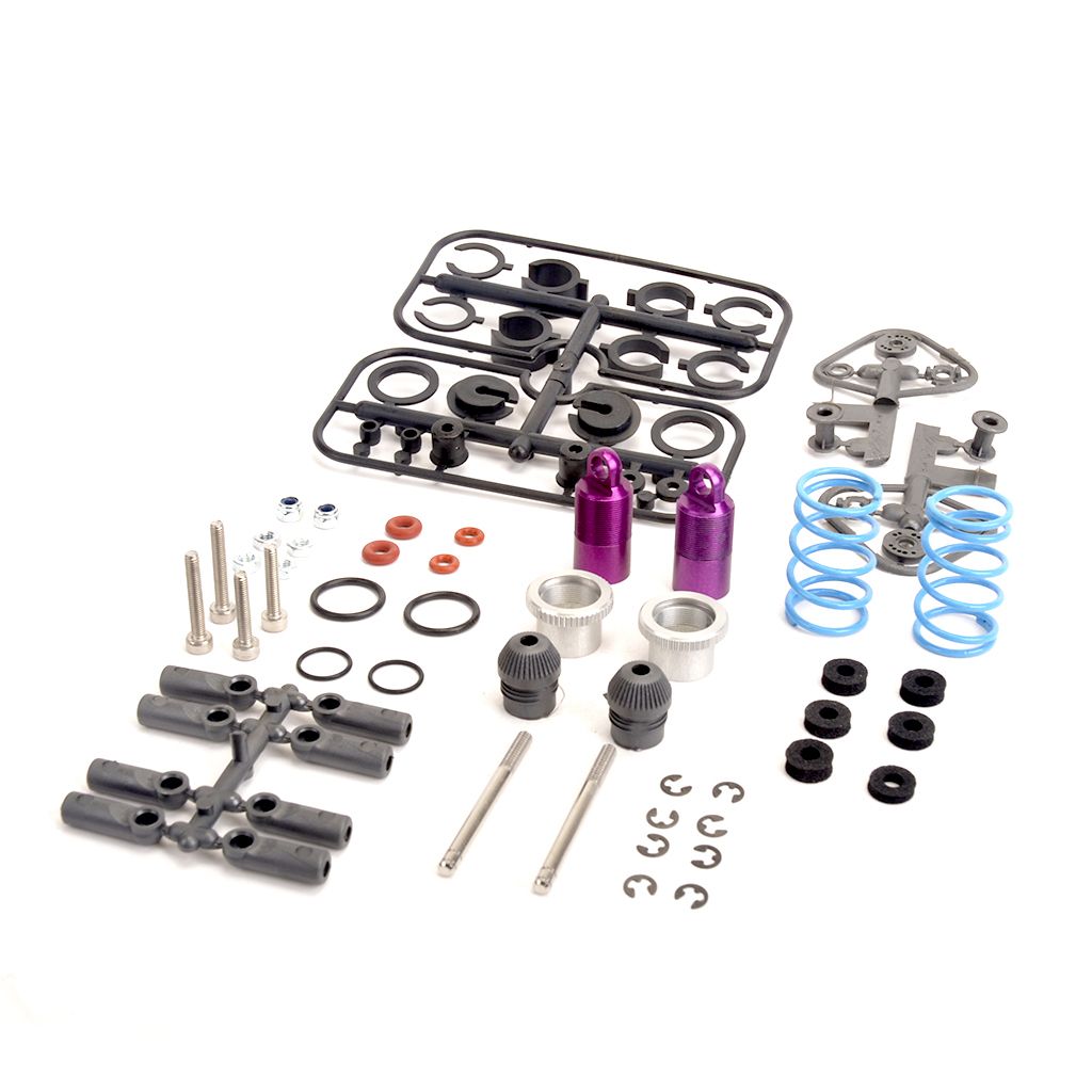 Schumacher Shocks; Ultra Short Threaded; purple  pr (U2749)