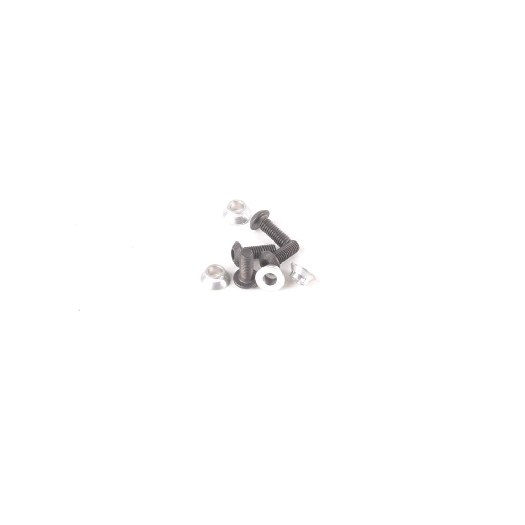 Schumacher Alloy Top Deck Bushes and Screws pk4 - Mi2/EC (U2775)