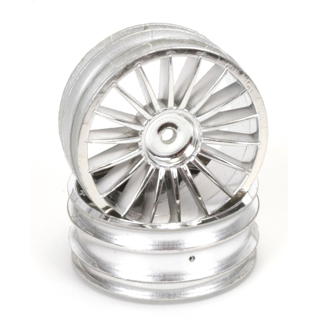 Schumacher Chrome Front Wheels - GTR (pr) (U2808)