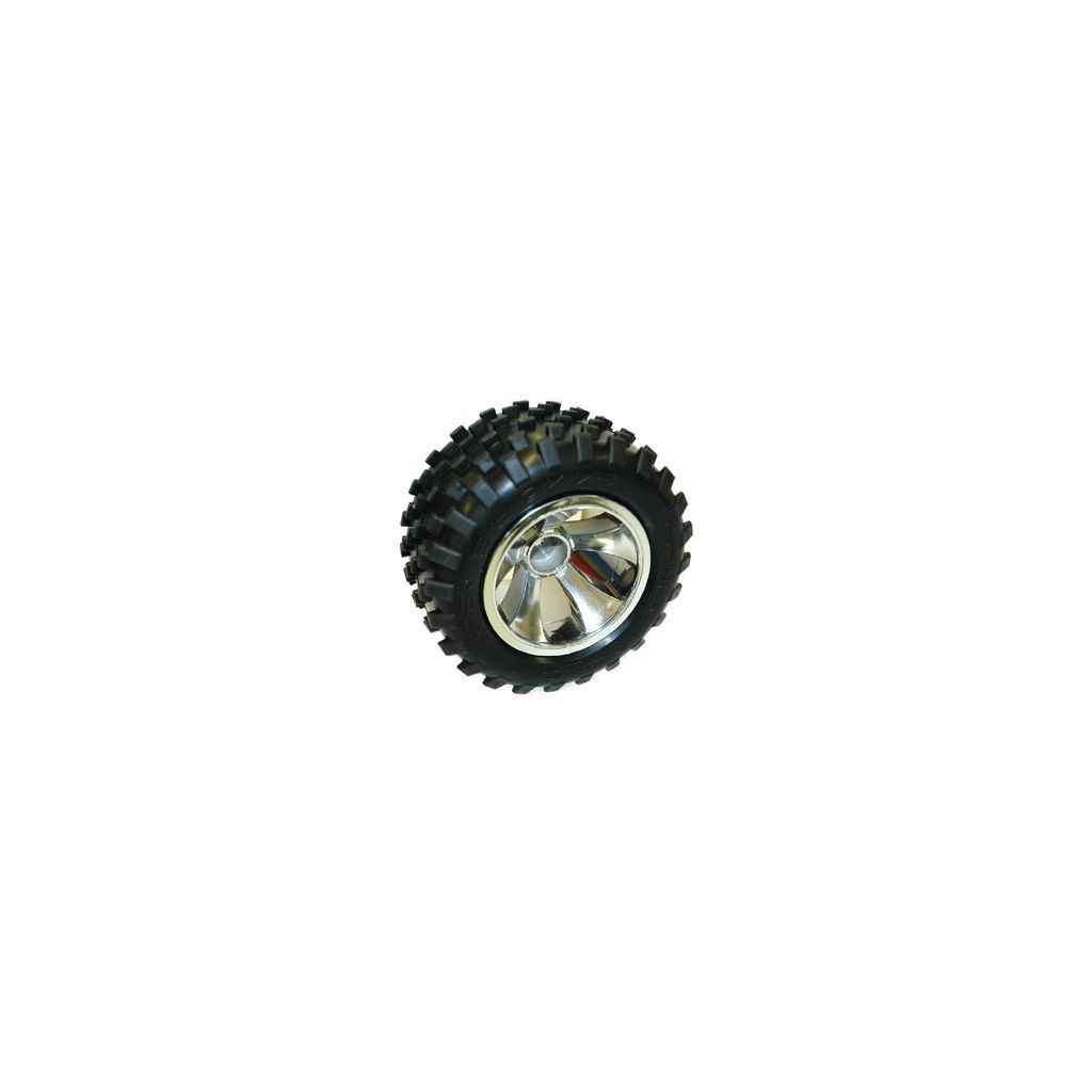 Schumacher Chrome Wheel; 5 Spoke - Menace  (pr) (U2820)