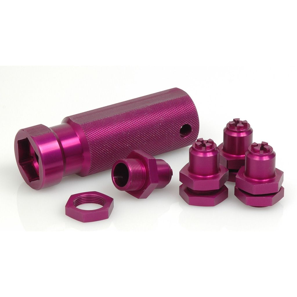 Schumacher Alloy 23mm Hex Wheel Adaptor Set (U2971)