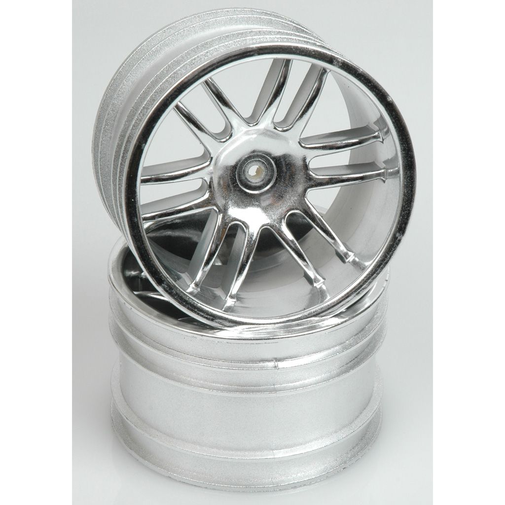 Schumacher Chrome Wheel; 12 Spoke - Havoc  (pr) (U2973)