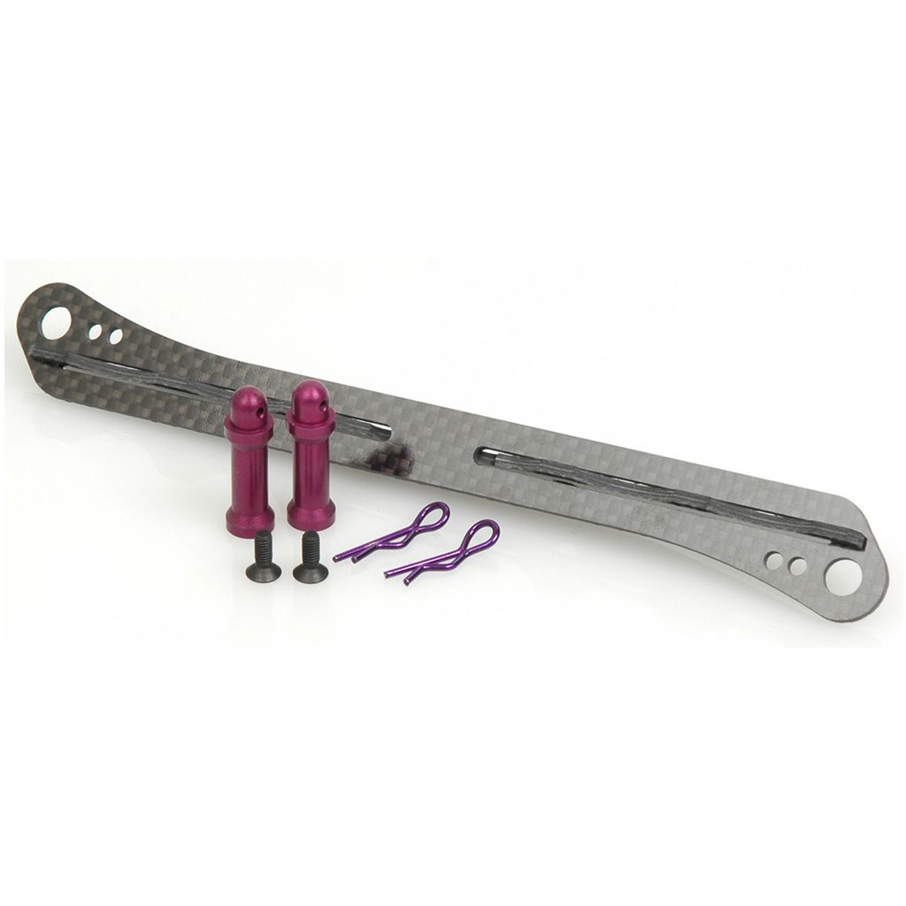 Schumacher C/F Battery Strap and Alloy Posts; 4200 (U2985)