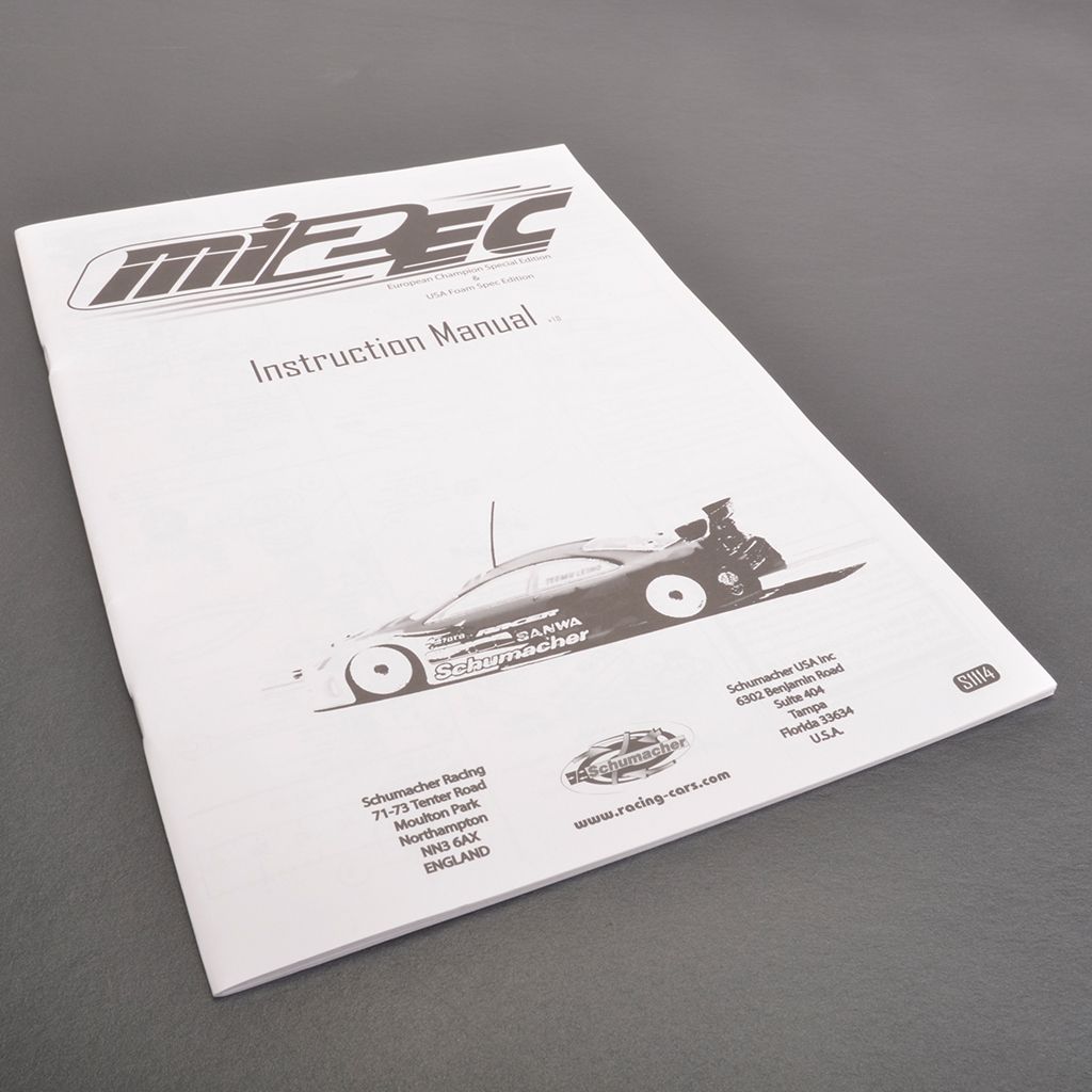 Schumacher Instr Manual - Mi2 E.C. (U2987)