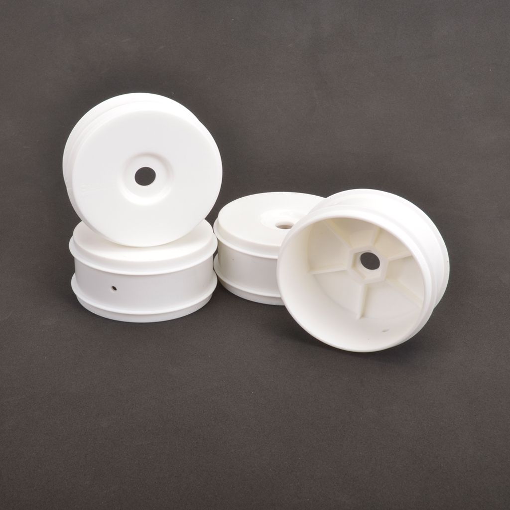 Schumacher Wheel 1/8th - White Dish v2 - pk4 (U3114)