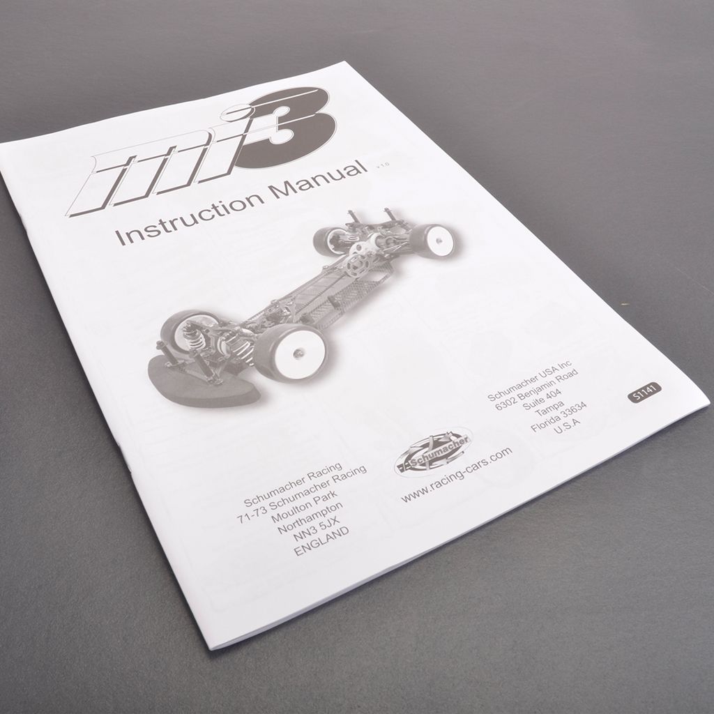 Schumacher Instr Manual - Mi3 (U3166)