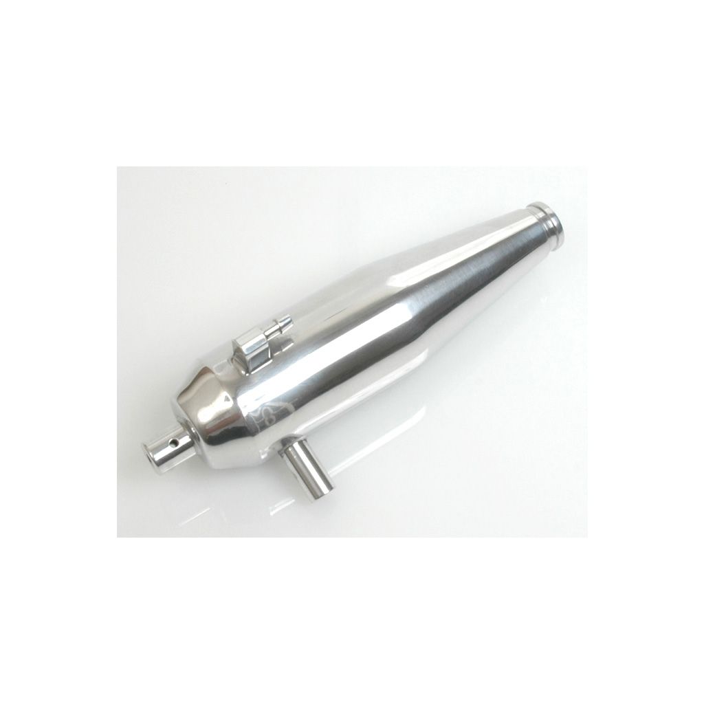 Schumacher Muffler; Polished Alloy - RIOT (U3205)