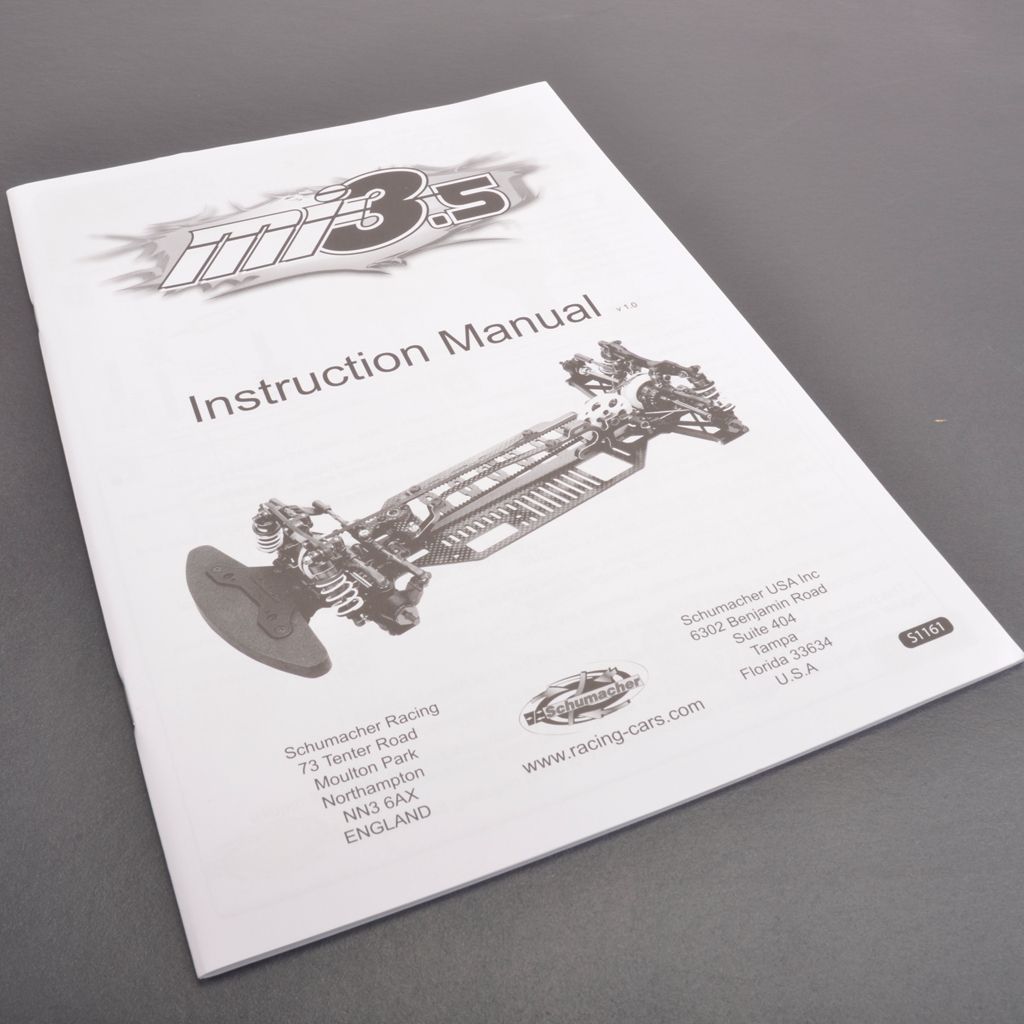 Schumacher Instr Manual - Mi3.5 (U3283)