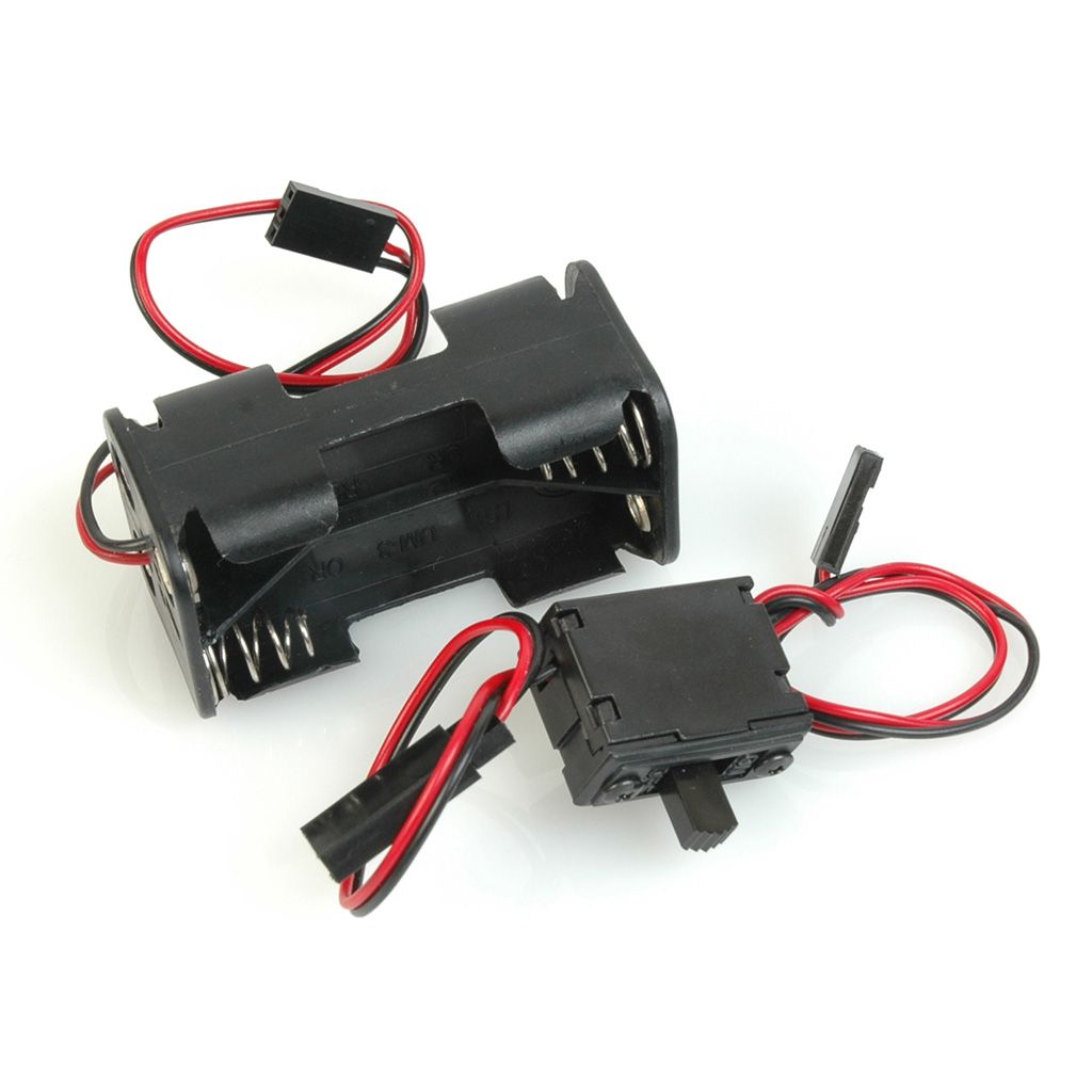 Schumacher Radio Switch and Battery Holder - Manic (U3471)