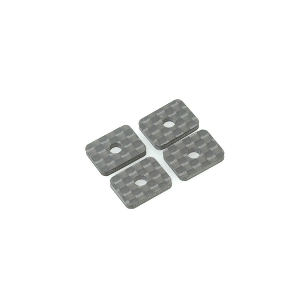 Schumacher C/F LiPo Battery Locater; Micro  pk4 - Mi4LP/CX (U3569)