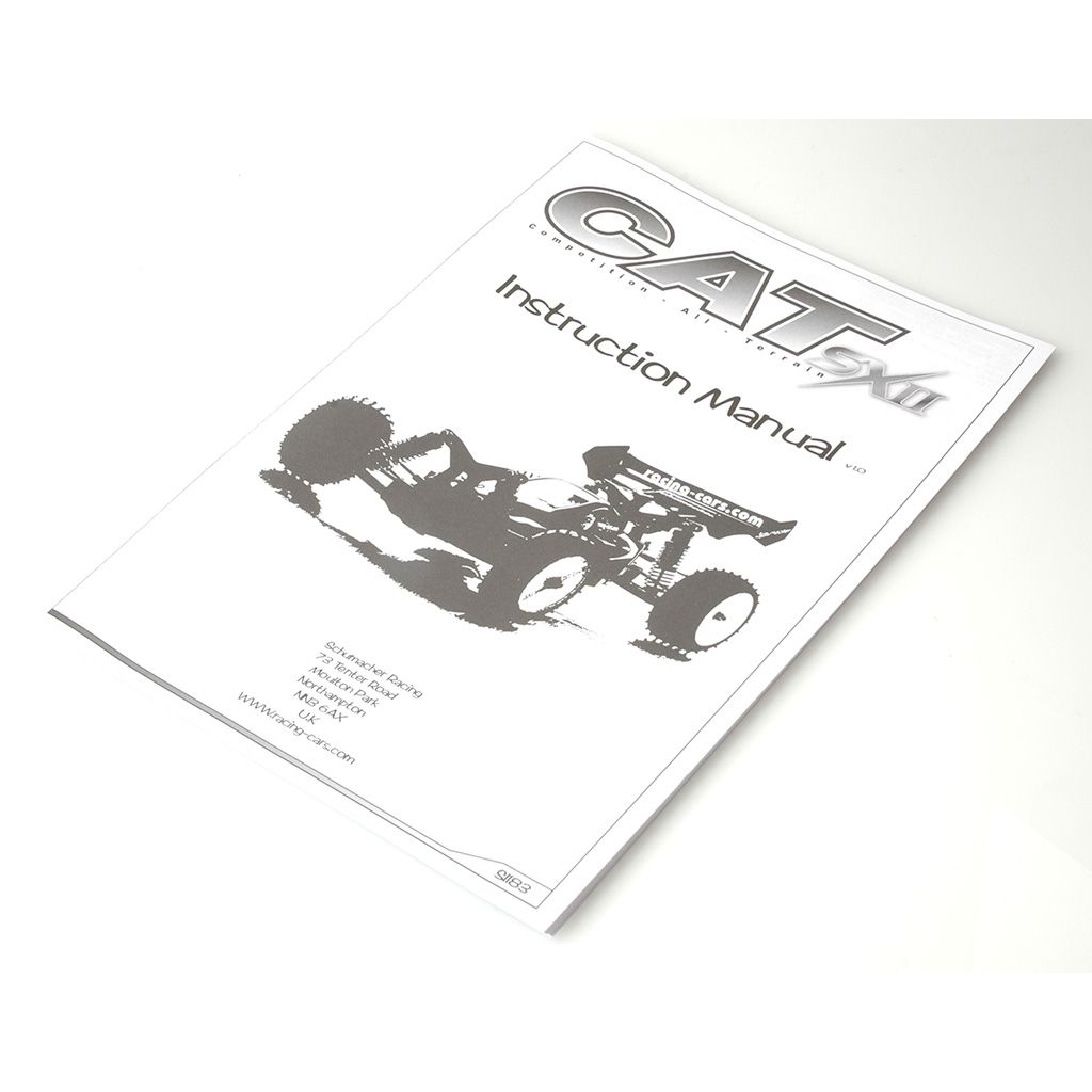 Schumacher Manual - CAT SX2 (U3586)