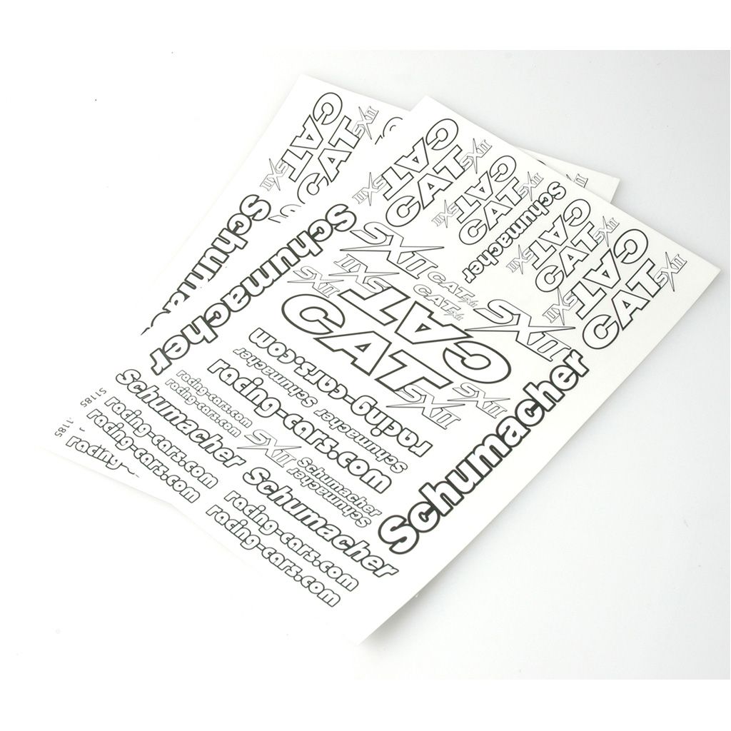 Schumacher Decal sheet - CAT SX2   pk2 (U3587)