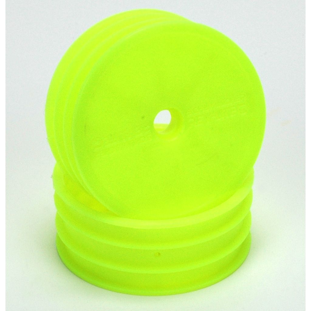 Schumacher Wheel; Med Front Fluro Yellow - 2WD (U3765)