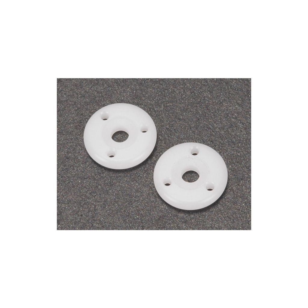 Schumacher Big Bore Piston; 3 Hole White 1.5 Rounded (pr) (U3770)