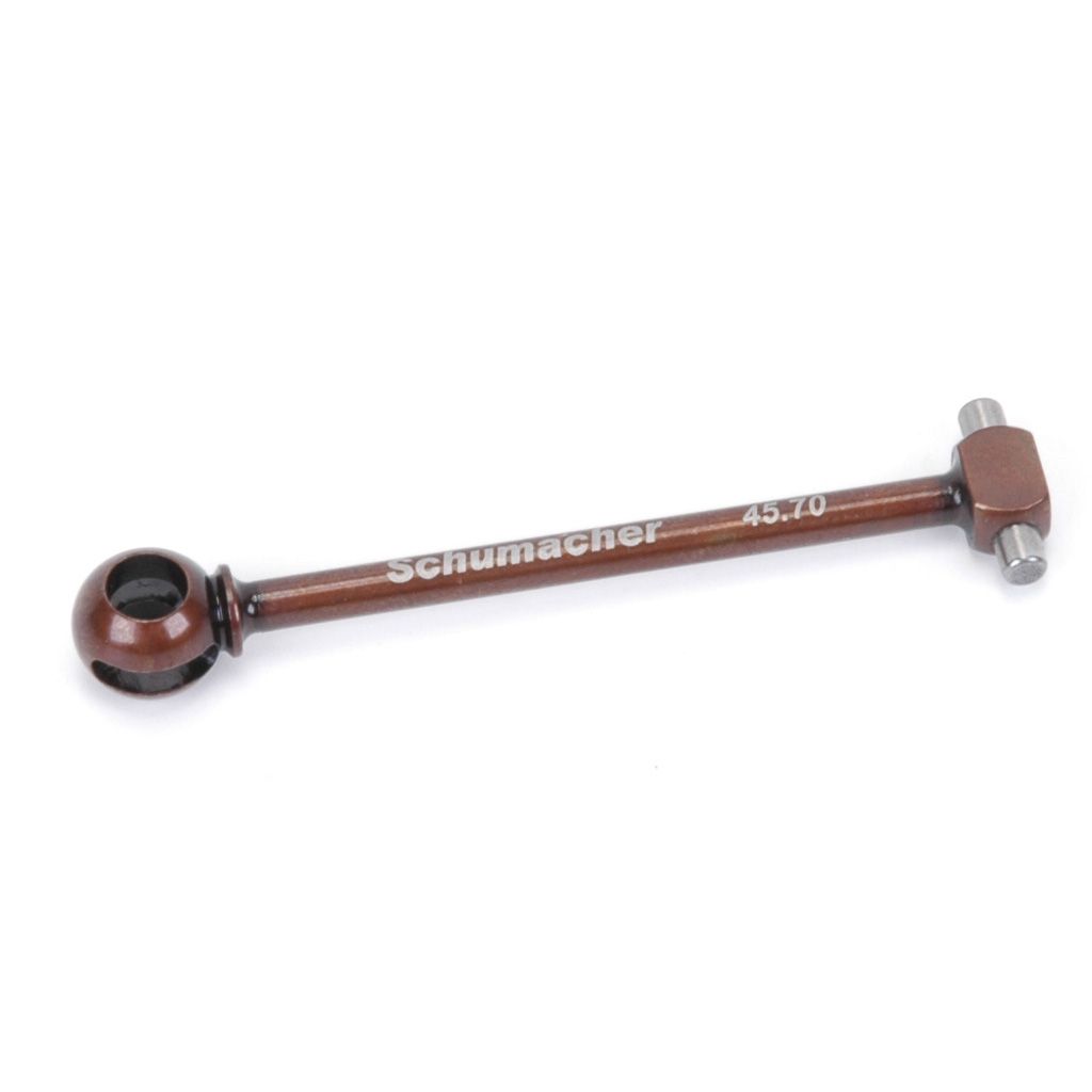 Schumacher Driveshaft; Steel Bone Front 1pc - Mi4CX-Mi6 (U3837)