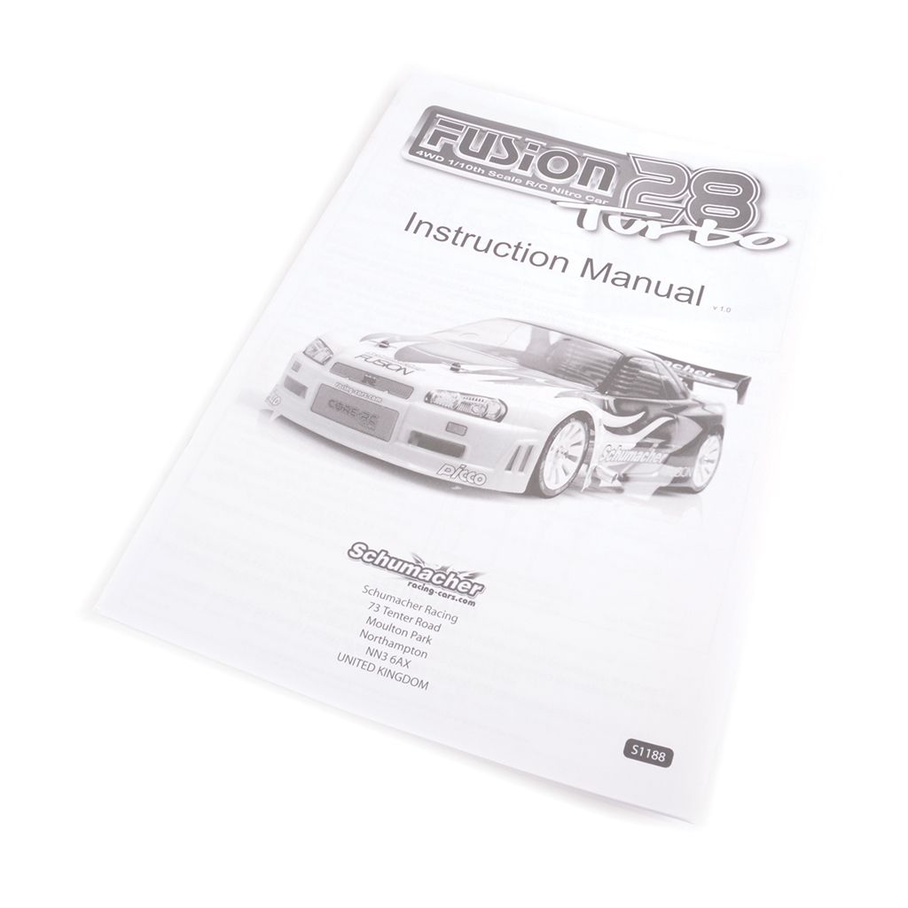 Schumacher Manual - Fusion 28 Turbo (U3995)