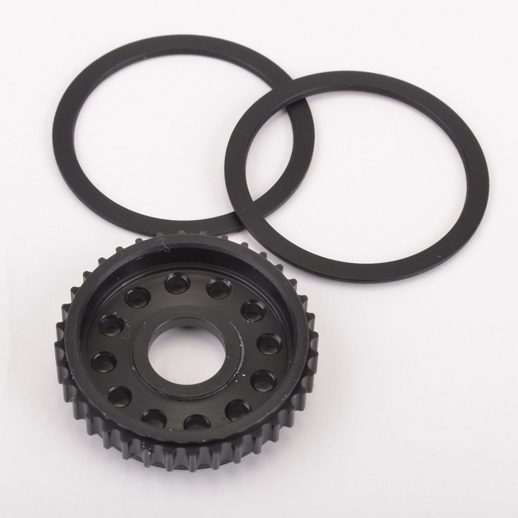 Schumacher Ball Diff Pulley &amp; Fences - K1/Aero,K2,KF/2 (U4196)