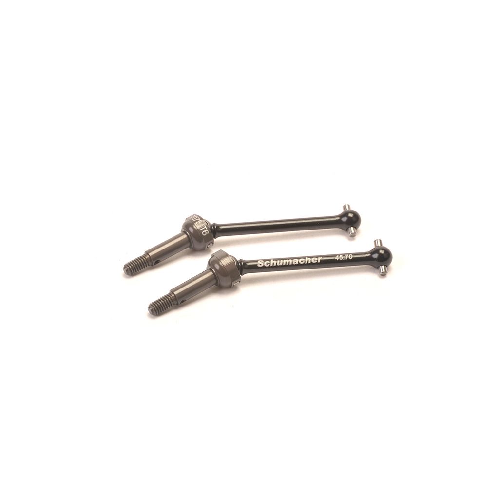 Schumacher Driveshafts; Alloy Front - Mi5 pr (U4338)
