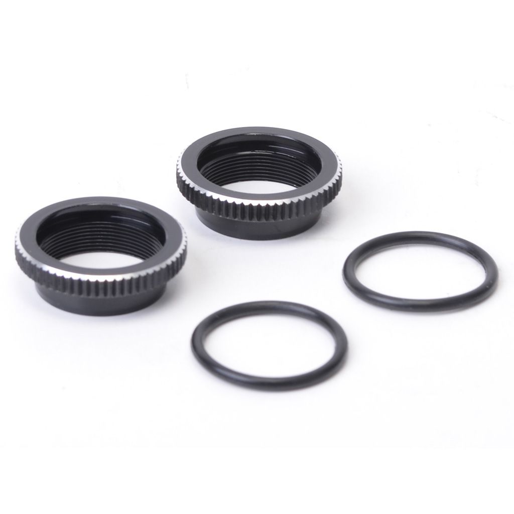 Schumacher Big Bore Shock Adjusting Collar (Black) - pr (U4371)