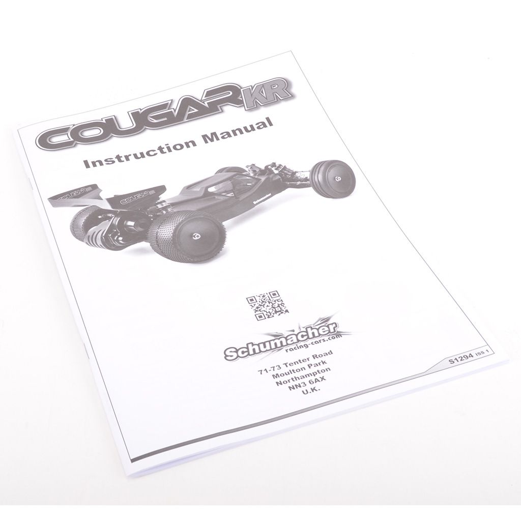 Schumacher Instruction Manual - Cougar KR  (U4373)