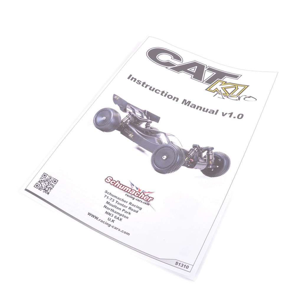 Schumacher Instruction Manual - CAT K1 Aero (U4504)
