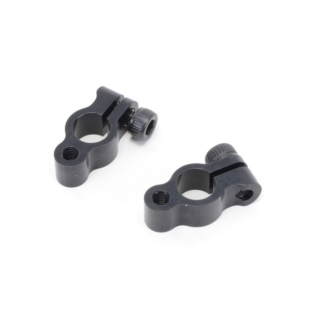 Schumacher Body Post Mount Front (Black) - Mi5evo - (1pr) (U4539)