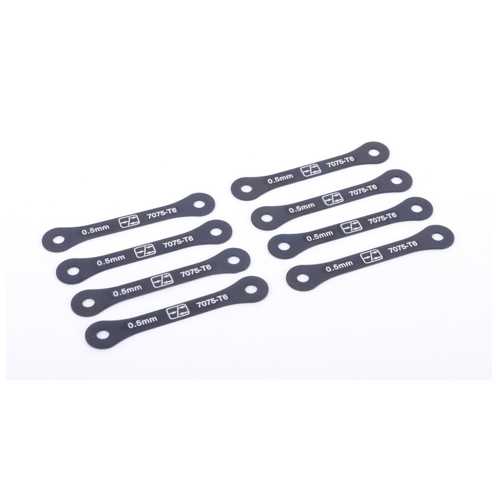Schumacher Alloy wishbone spacers - Mi5evo (8pc) (U4583)