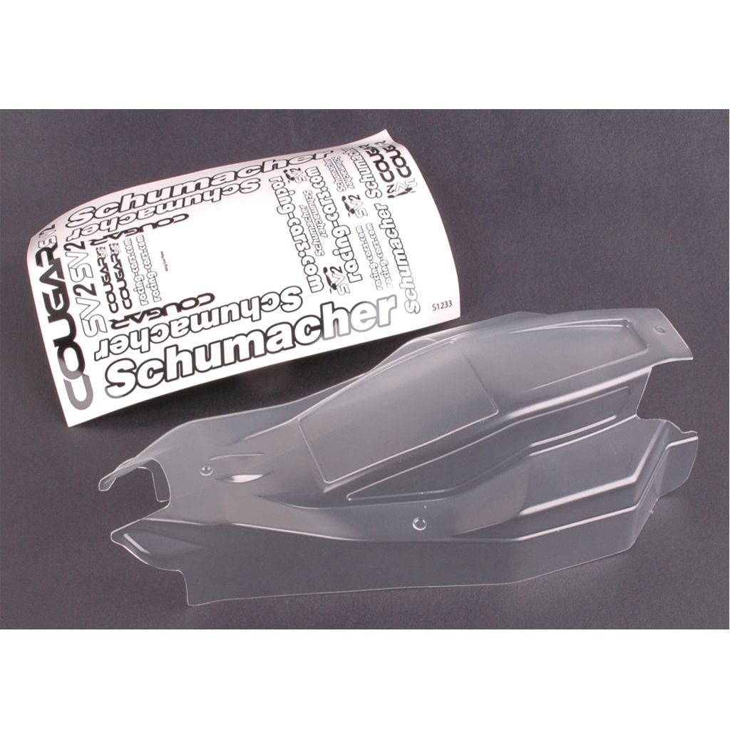 Schumacher Bodyshell + Decals - Cougar SV2 (U5109)