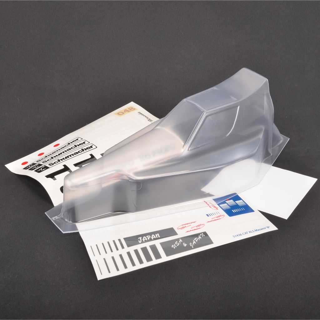 Schumacher Bodyshell+Decal+Window Mask - CAT XLS (U5136)