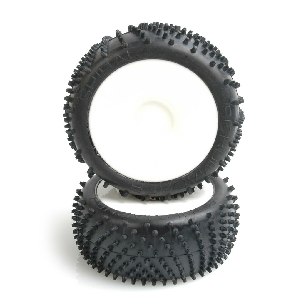 Schumacher SPIRAL 1/8th Pre-Glue - Yellow  (pr) (U6722)