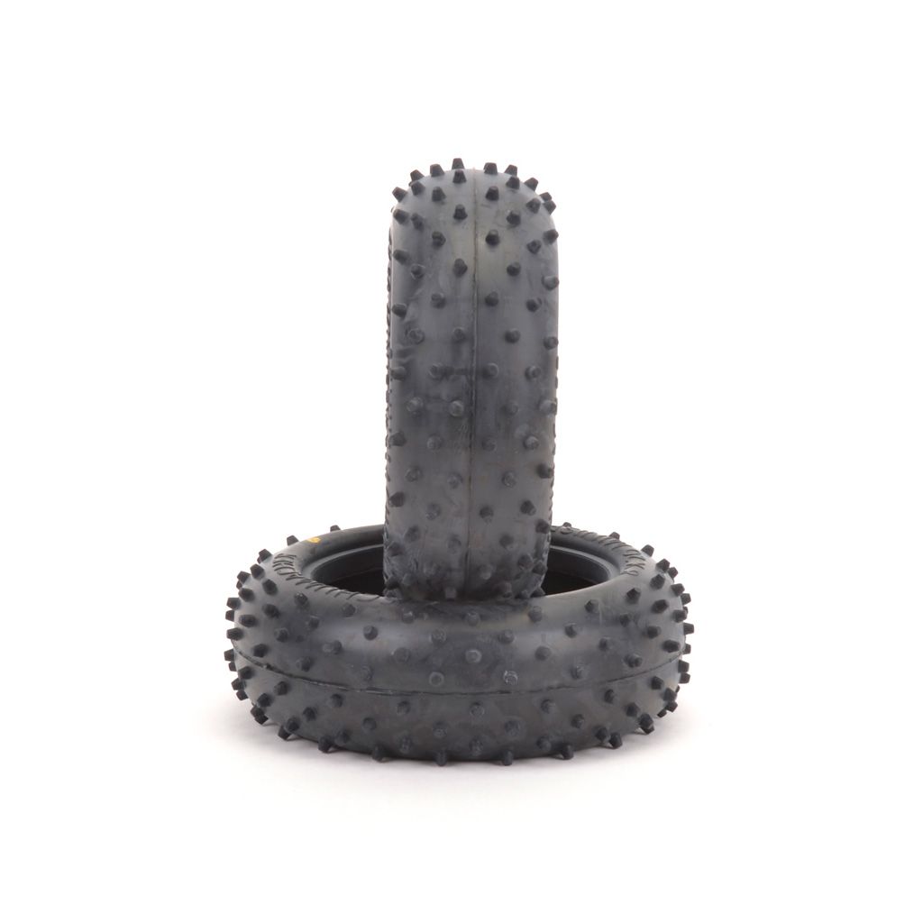 Schumacher Mini Spike 2; Front Tyres - Silver (pr) (U6762)