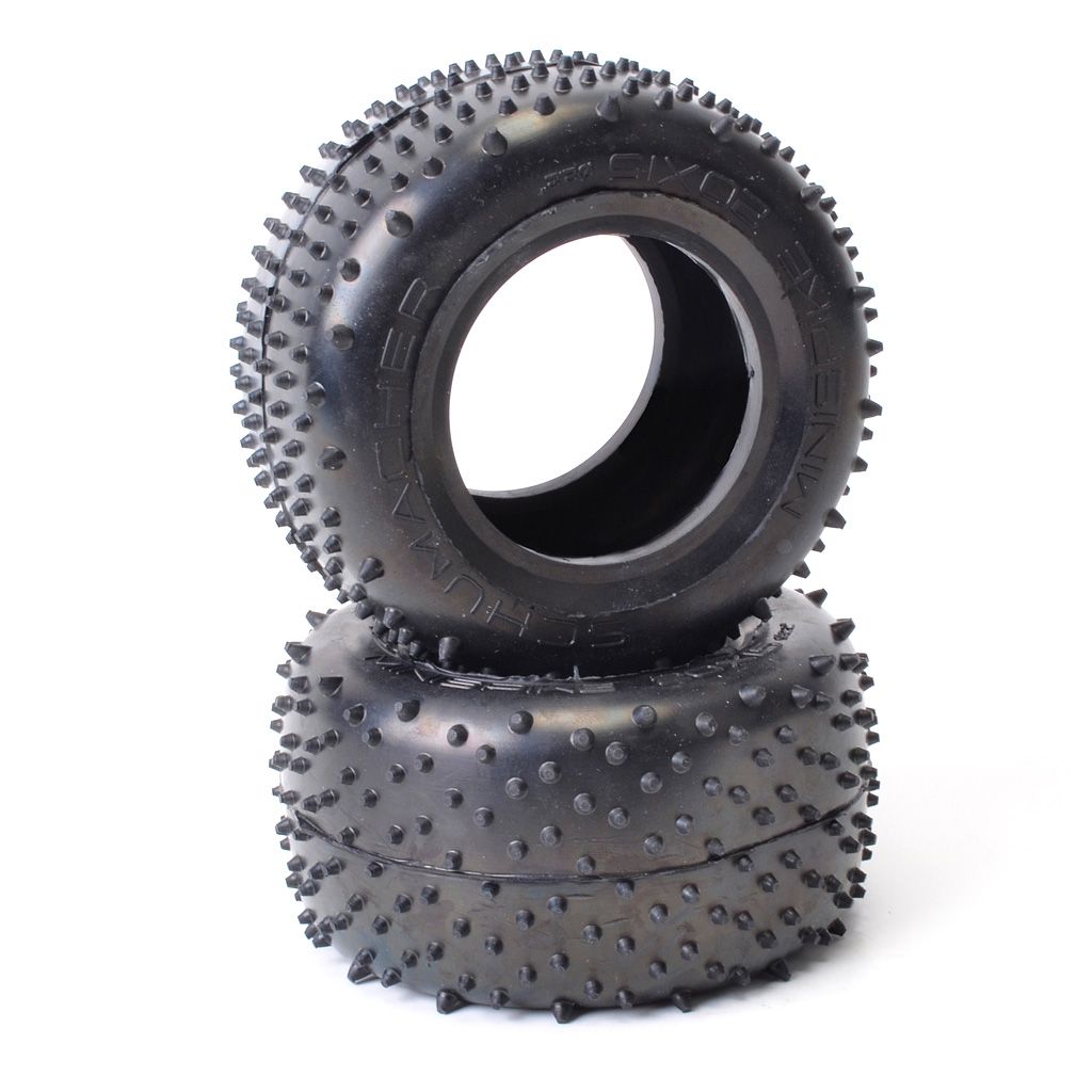 Schumacher Mini Spike - Silver - Truck Tyres  (pr) (U6785)