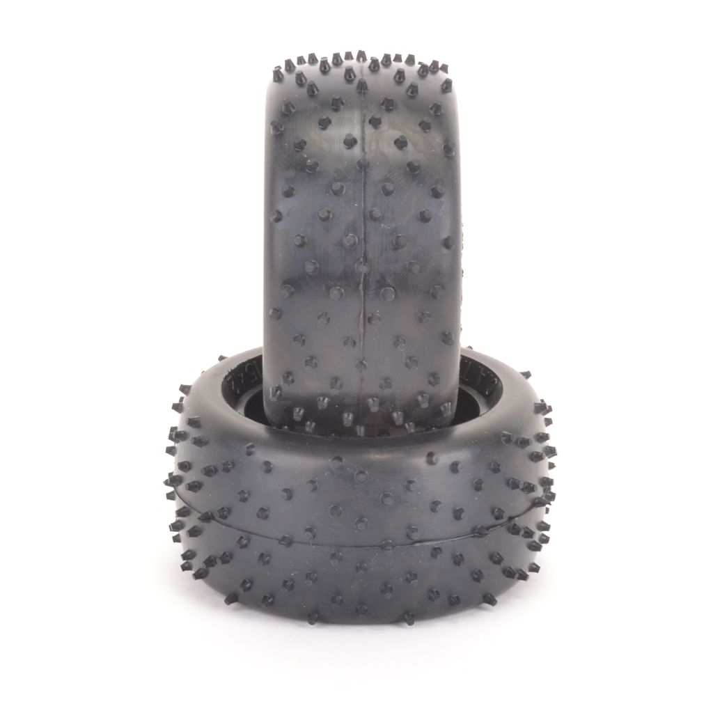Schumacher Mini Spike Tyre 2&quot; Rear - 15 x 12 - Yellow pr  (U6849)