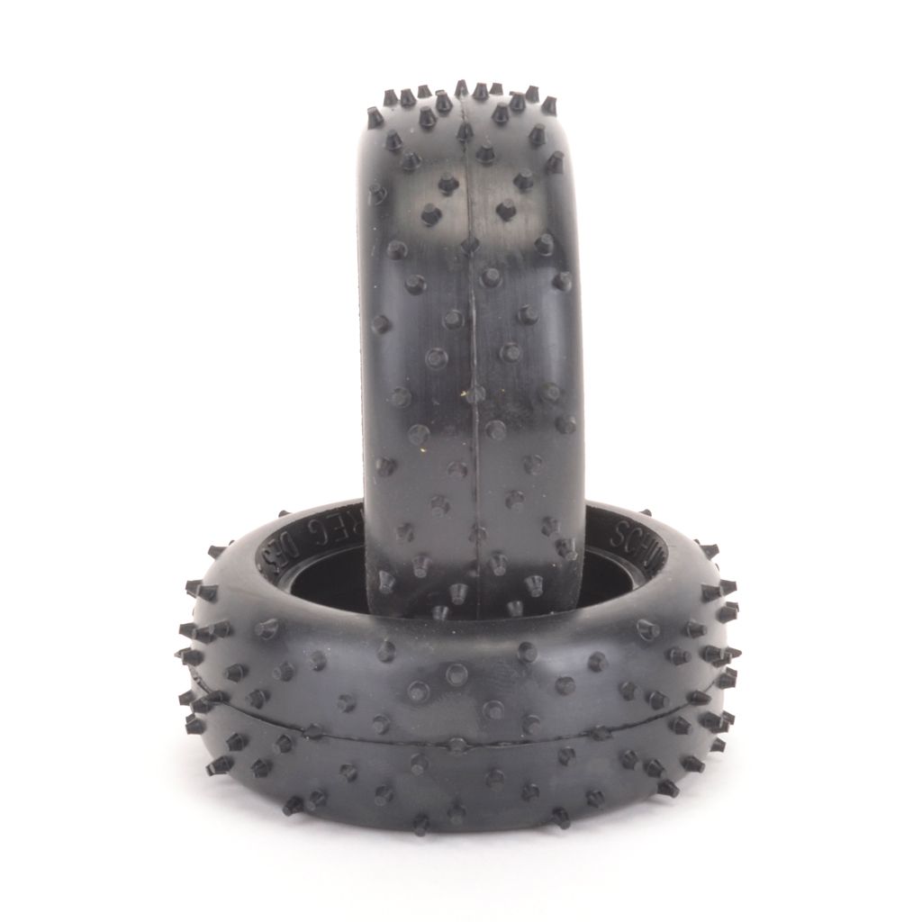 Schumacher Mini Spike Tyre 2&quot; Front - 11 x 12 - Yellow pr (U6850)