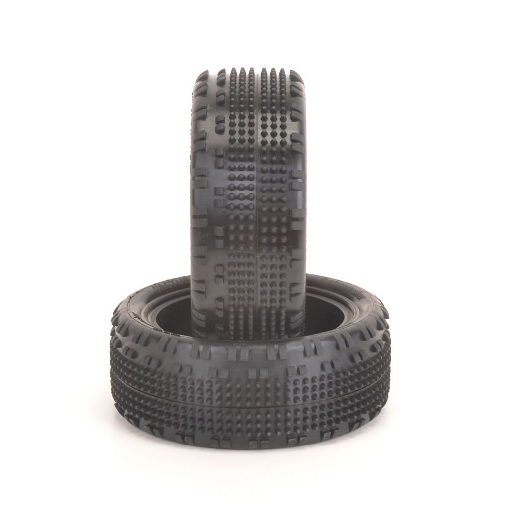 Schumacher Cactus Fusion 2 - 1/10 4WD Tyres - Front - Yellow (U6895)