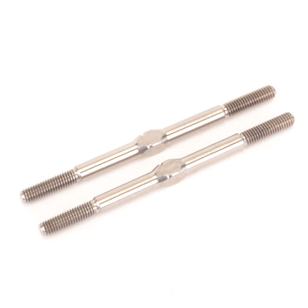 Schumacher Titanium Turnbuckle - 53mm - Silver - pr (U7318)