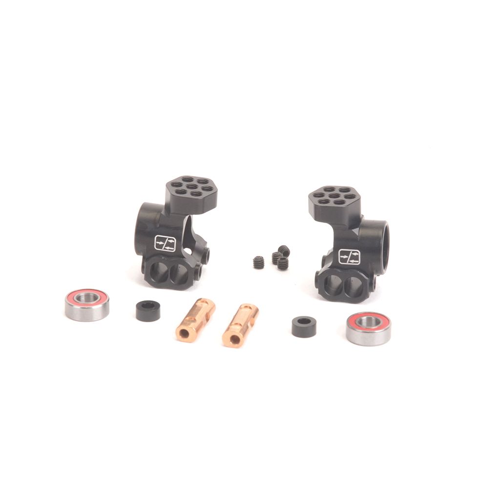 Schumacher Alloy Rear Hub Carriers pr - LD/2,L1/EVO,ST (U7412)