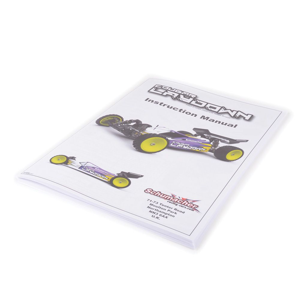 Schumacher Instruction Manual - Cougar-Laydown (U7612)