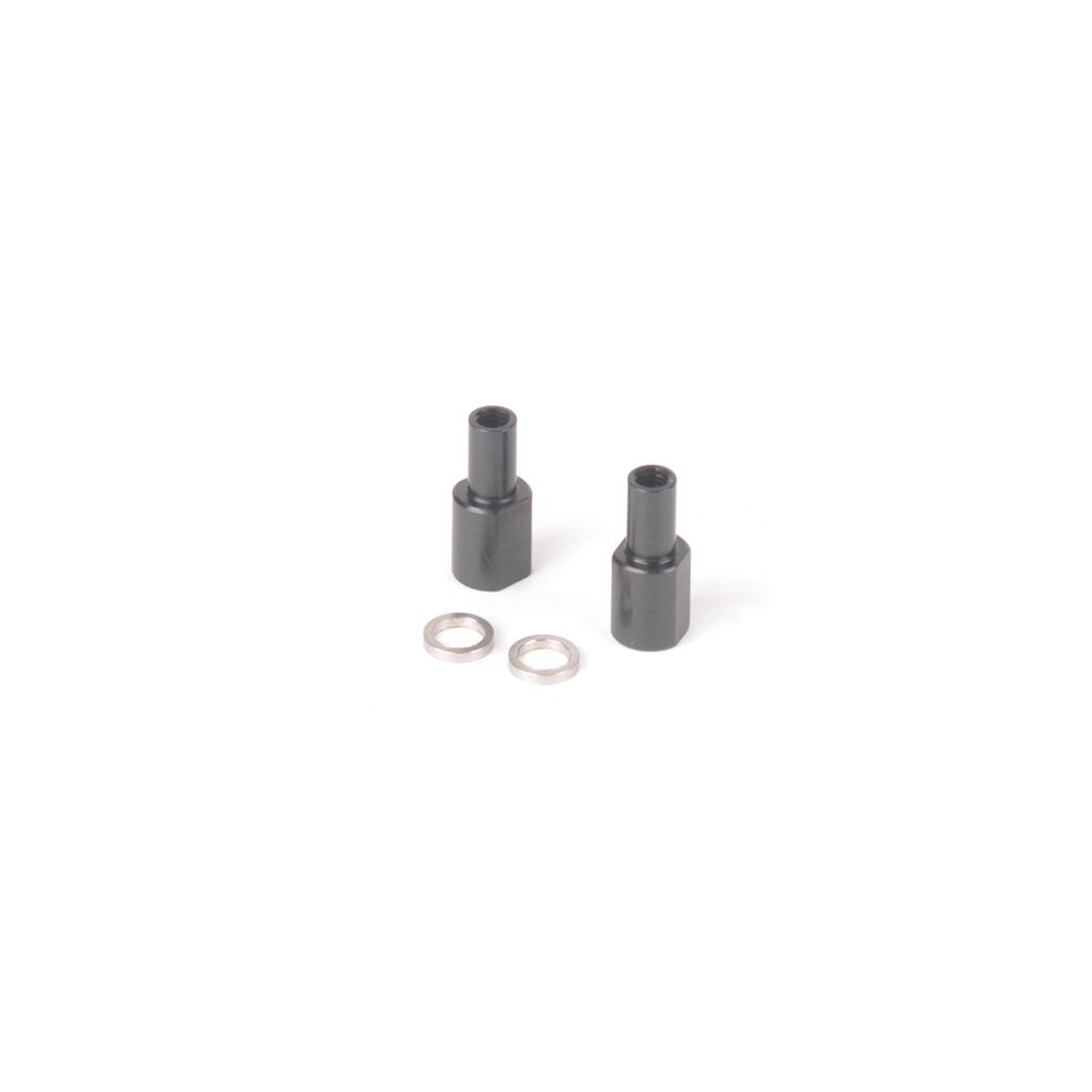 Schumacher Alloy Steering Pivots/Spacers - Mi7-9,Neon (pr) (U7773)