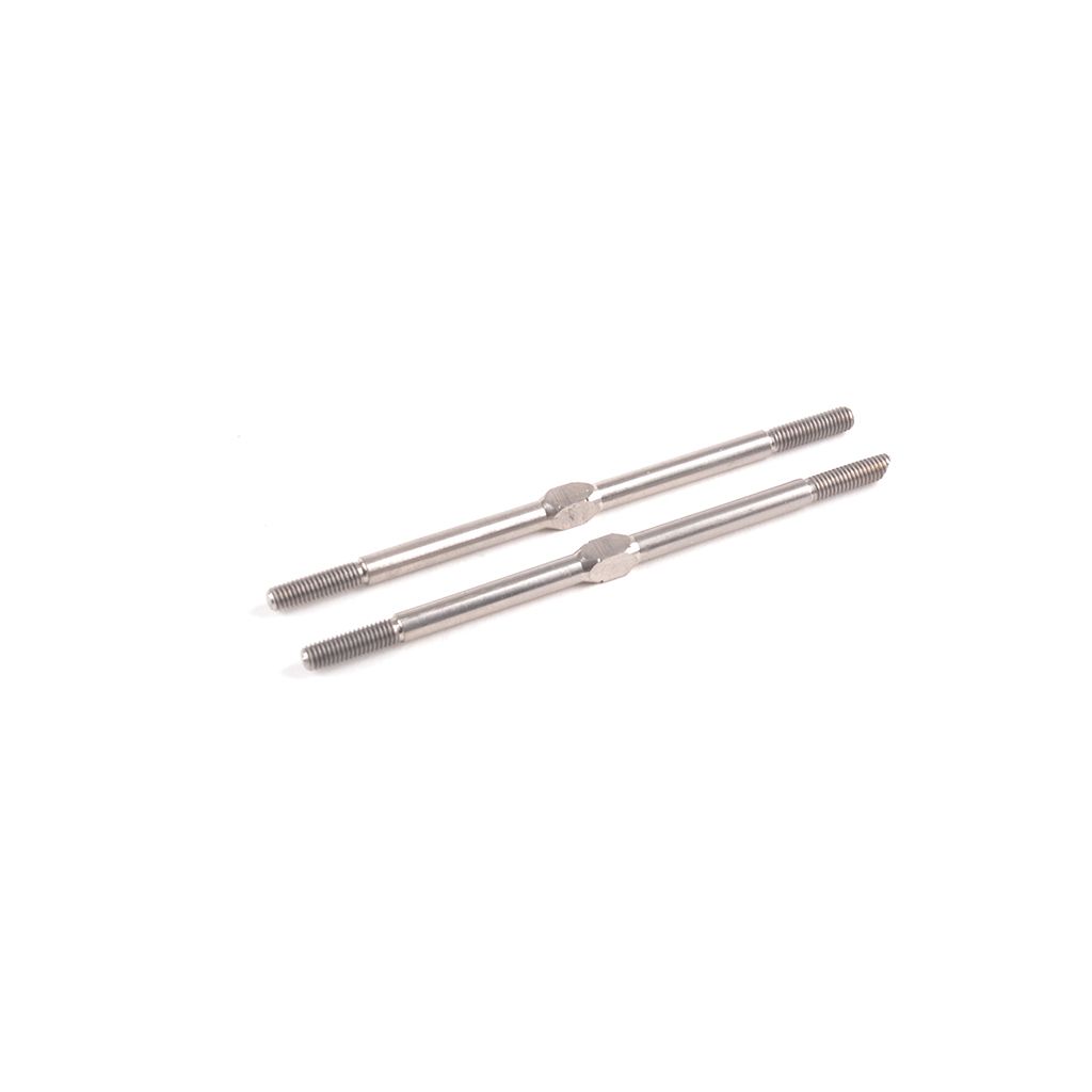 Schumacher Titanium Turnbuckle - 71mm - Silver (pr) (U7857)