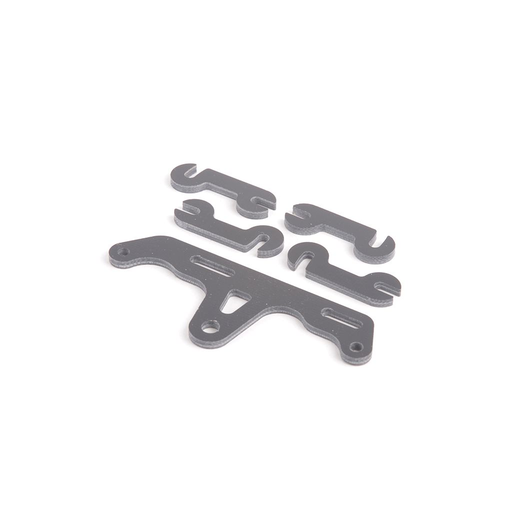 Schumacher S2 2.5mm Servo Mount, Ride Height Spacers - Atom 2 (U7902)