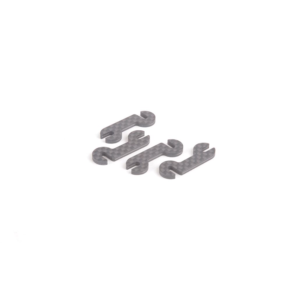 Schumacher C/F 2.5mm Ride Height Spacer - Atom 2 (pk4) (U7909)