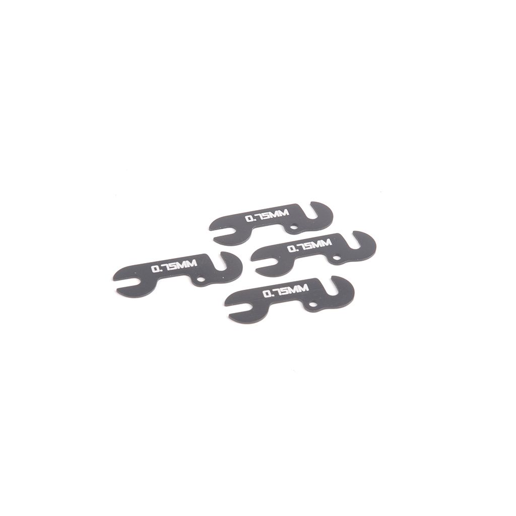 Schumacher Alloy Ride Height Spacer 0.75mm - Atom 2/3 (pk4) (U7921)