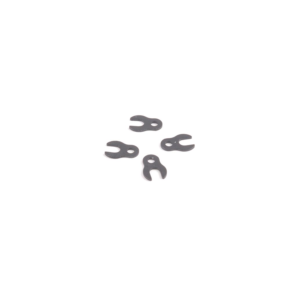 Schumacher Alloy Spacer Clip 0.75mm pk4 - E3-E6,Icon/2 (U7944)