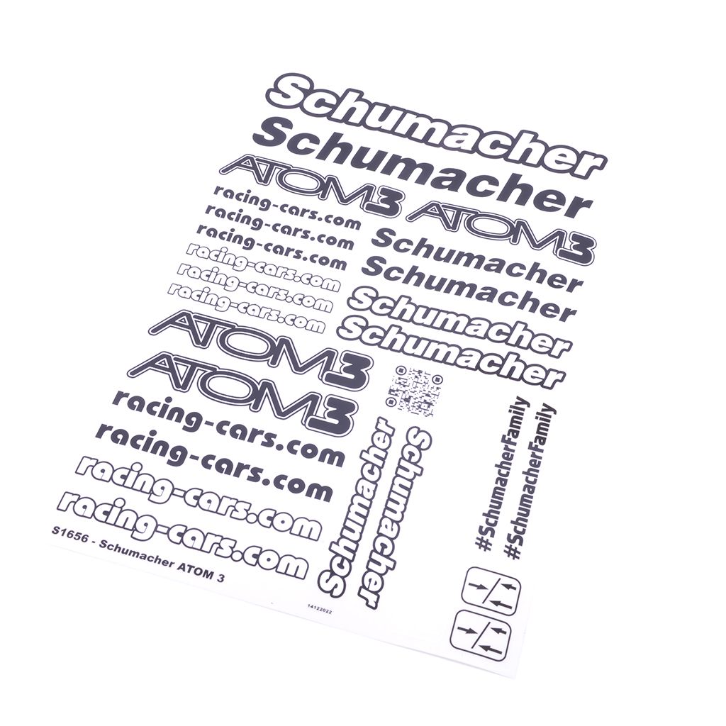 Schumacher Decal - Atom 3 (U8510)
