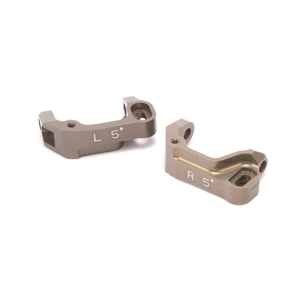 Schumacher Alloy 5 Deg Yokes V2 (pr) - ST2, LD3 (U8574)