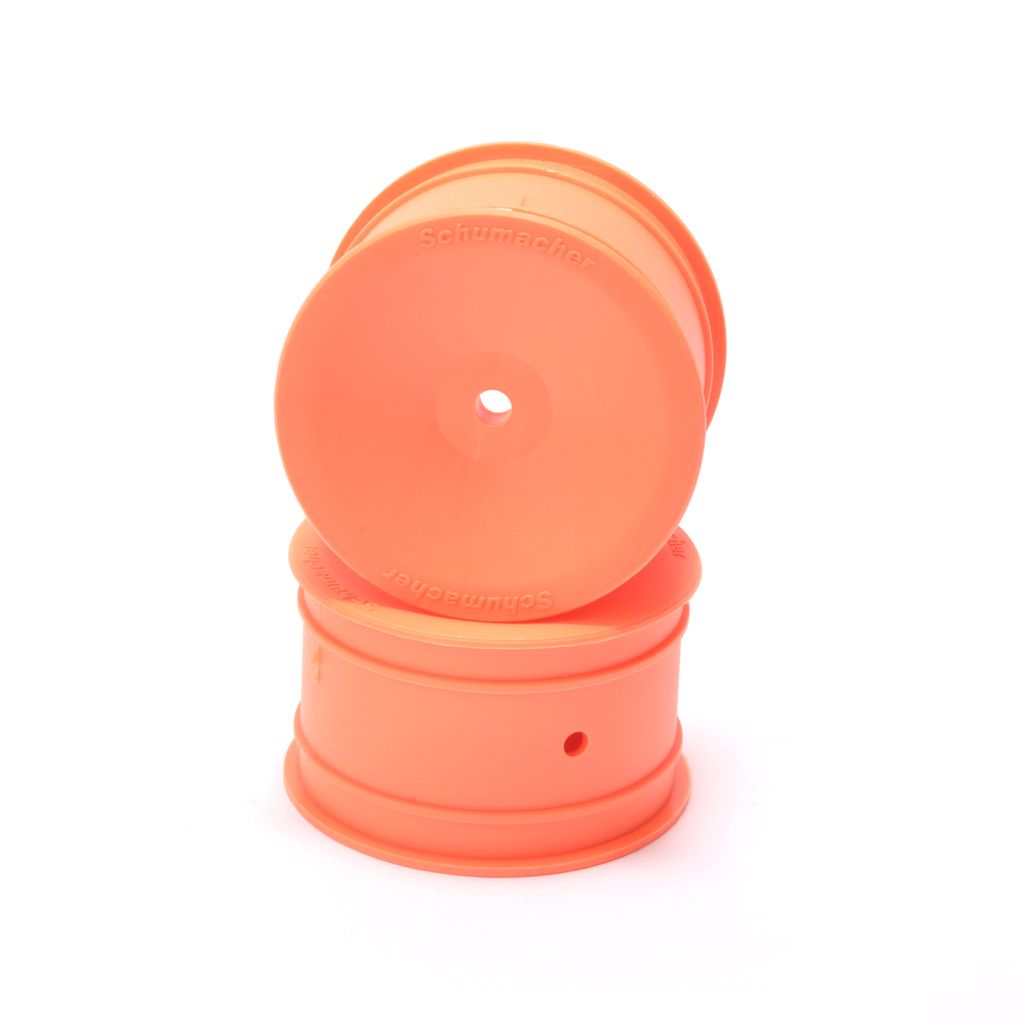 Schumacher Wheel; Hex Rear - Orange - Off Road - pr (U8678)
