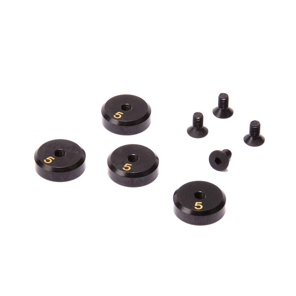 Schumacher Brass Circular Weight 5g (pk4) (U8773)