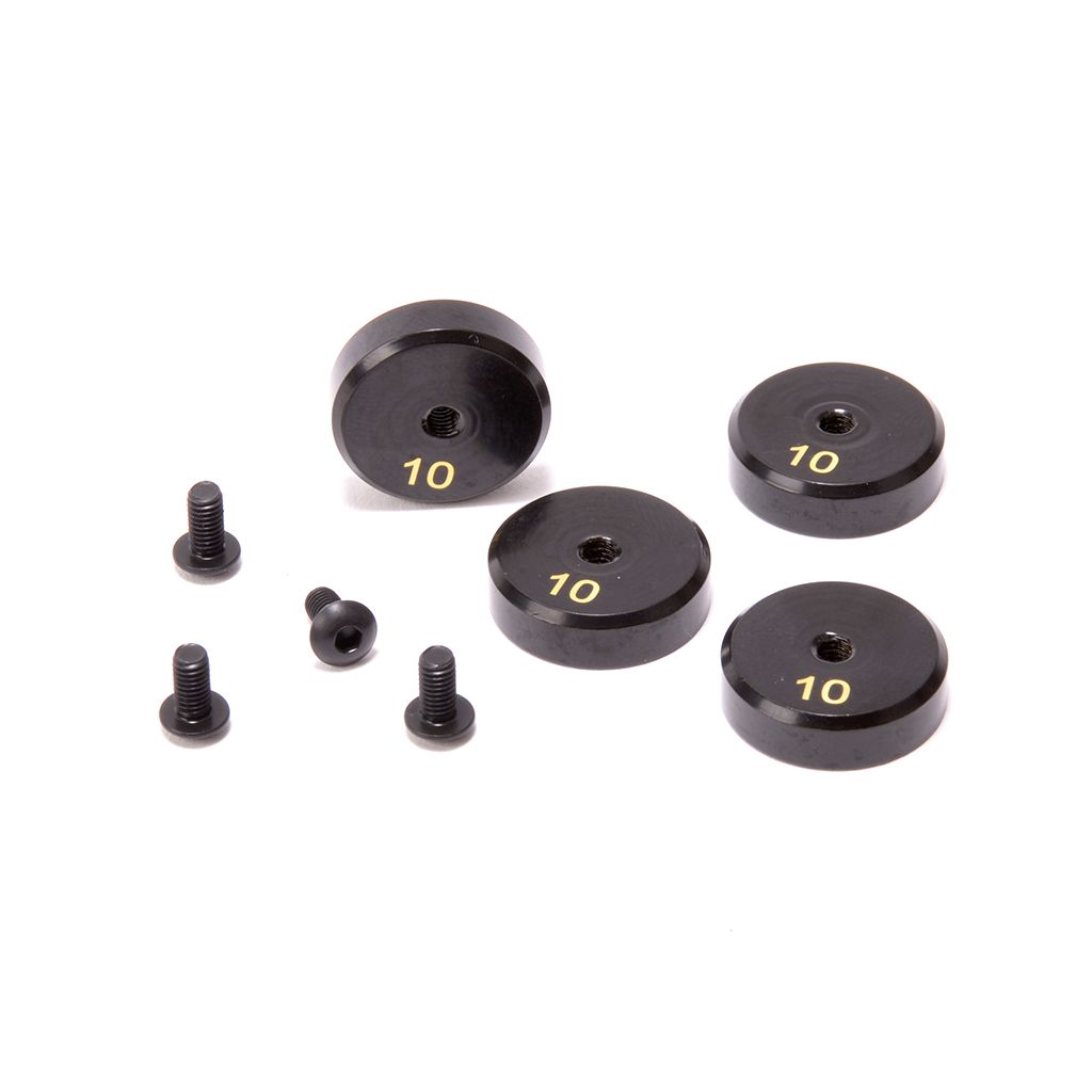 Schumacher Brass Circular Weight 10g (pk4) (U8774)