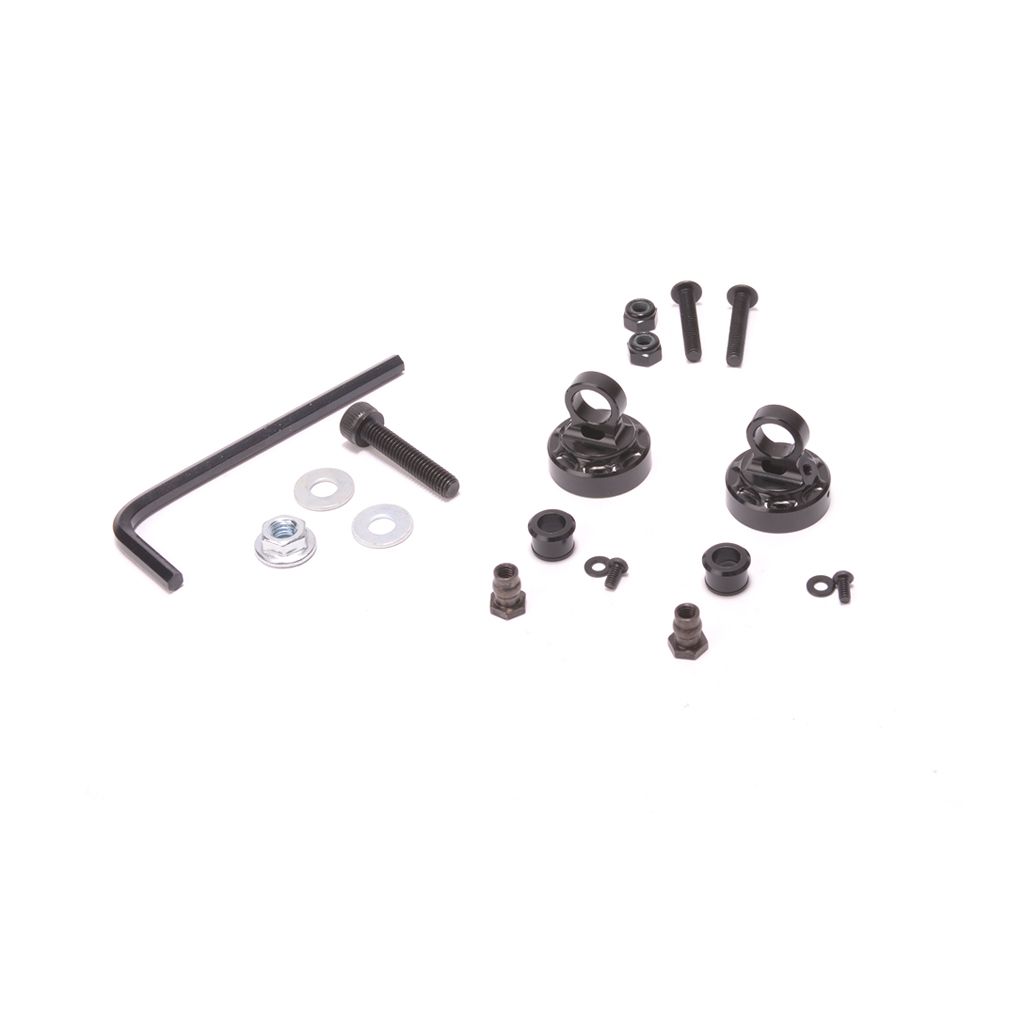 Schumacher Big Bore Alloy Shock Cap Set (pr) - L1R,LD3,ST2 (U8806)